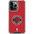 NBA Toronto Raptors Distressed iPhone 14 Pro Clear Case
